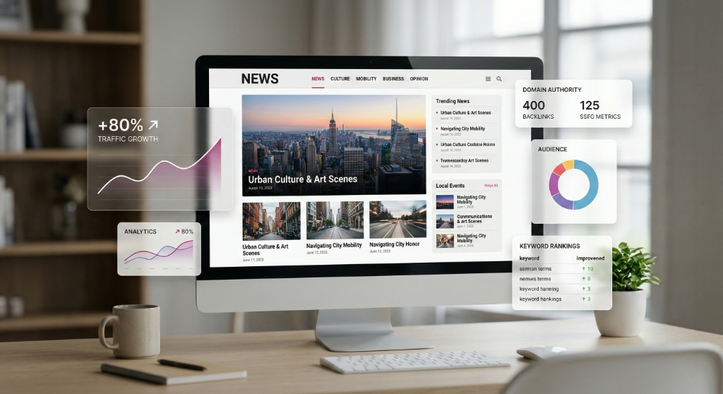 Aumento del 80% en Tráfico Web mediante Estrategia SEO y Optimización Digital